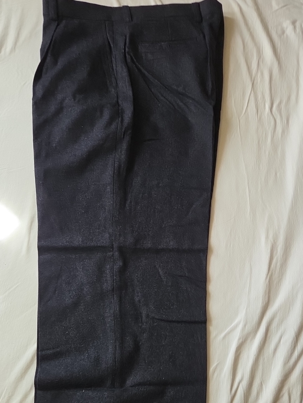Inserch 100% Performance Fabric Straight Leg Pants Black Waist 36